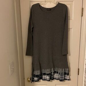 Dark Gray Layered Women’s Shirt/dress XL